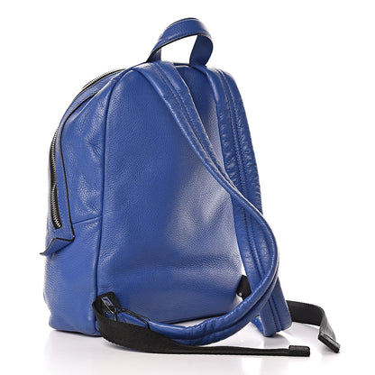 Marc Jacobs Pebbled Calfskin Biker Backpack Blue 3 of 18