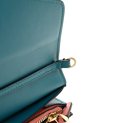 Bulgari Calfskin Serpenti Forever Chain Wallet Blue 12 of 13