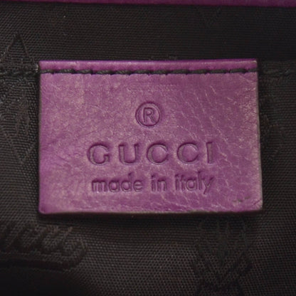 Gucci Leather Hysteria Clutch Purple 5 of 8