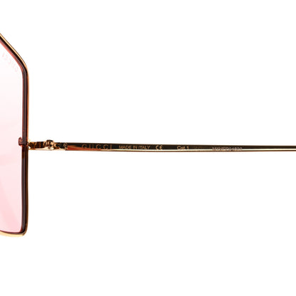 Gucci Square Frame GG0536S Sunglasses Gold 7 of 9