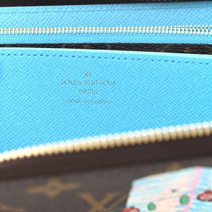Louis Vuitton Damier Ebene 2022 Christmas Animation Toyko Zippy Wallet 6 of 9