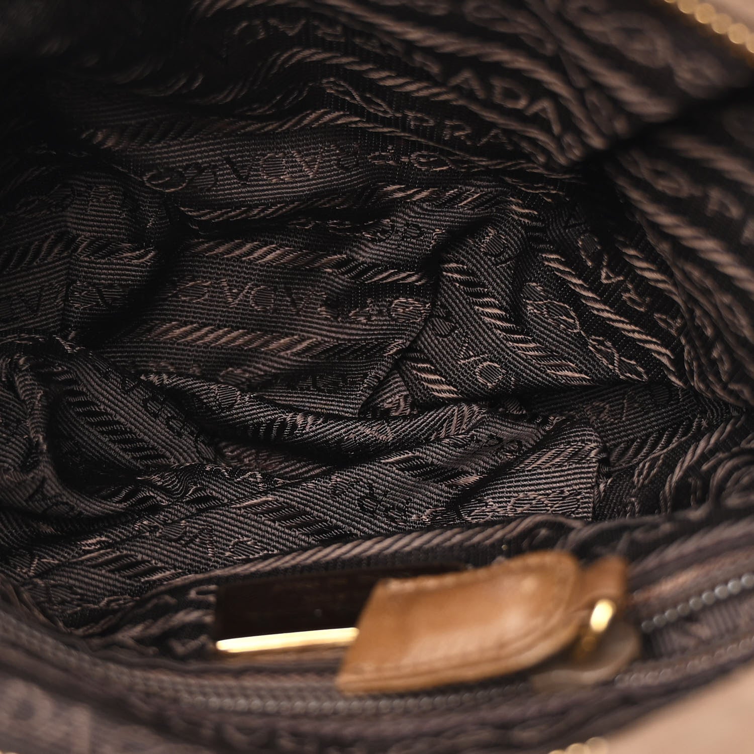Prada Tessuto Nylon Catena Shoulder Bag Antilope 5 of 14