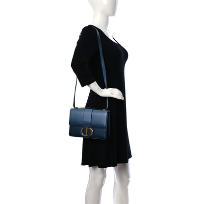 Christian Dior Smooth Calfskin Gradient 30 Montaigne Flap Bag Indigo Blue 2 of 12