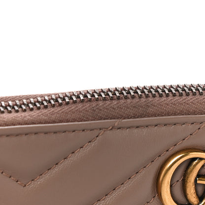 Gucci Calfskin Matelasse GG Marmont Wrist Wallet Porcelain Rose 13 of 13