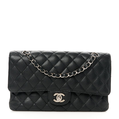 Chanel Caviar Quilted Medium Double Flap Black 1 of 11