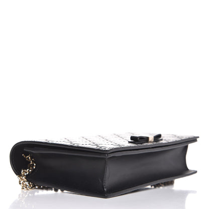 Gucci Guccissima Signature Bowy Chain Wallet Black 4 of 7