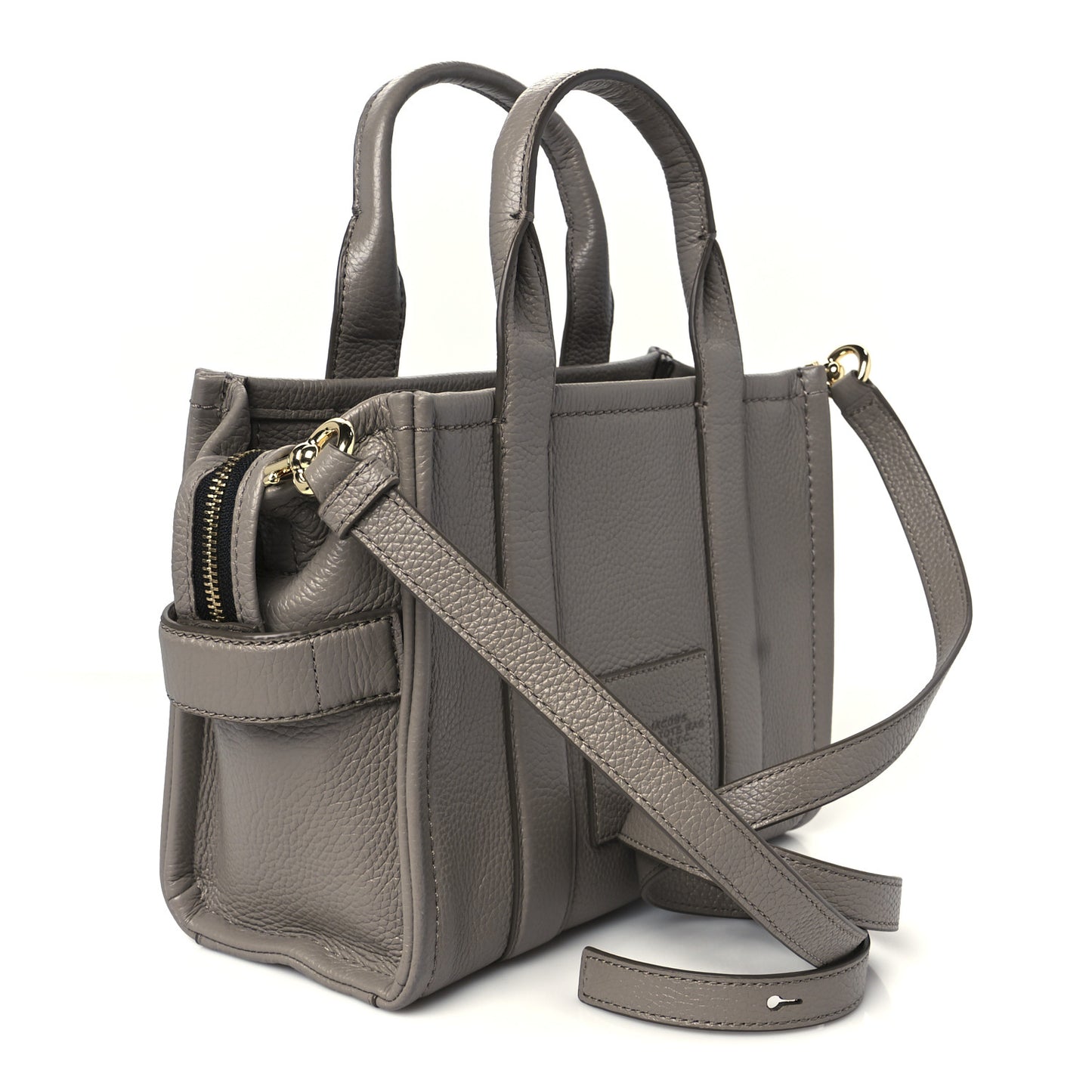 Grained Calfskin Small The Tote Bag Cement