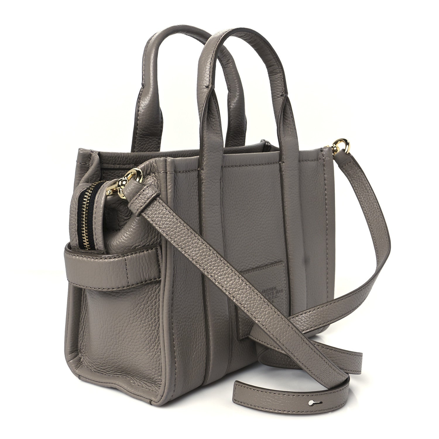Marc Jacobs Grained Calfskin Small The Tote Bag Cement 2 of 11