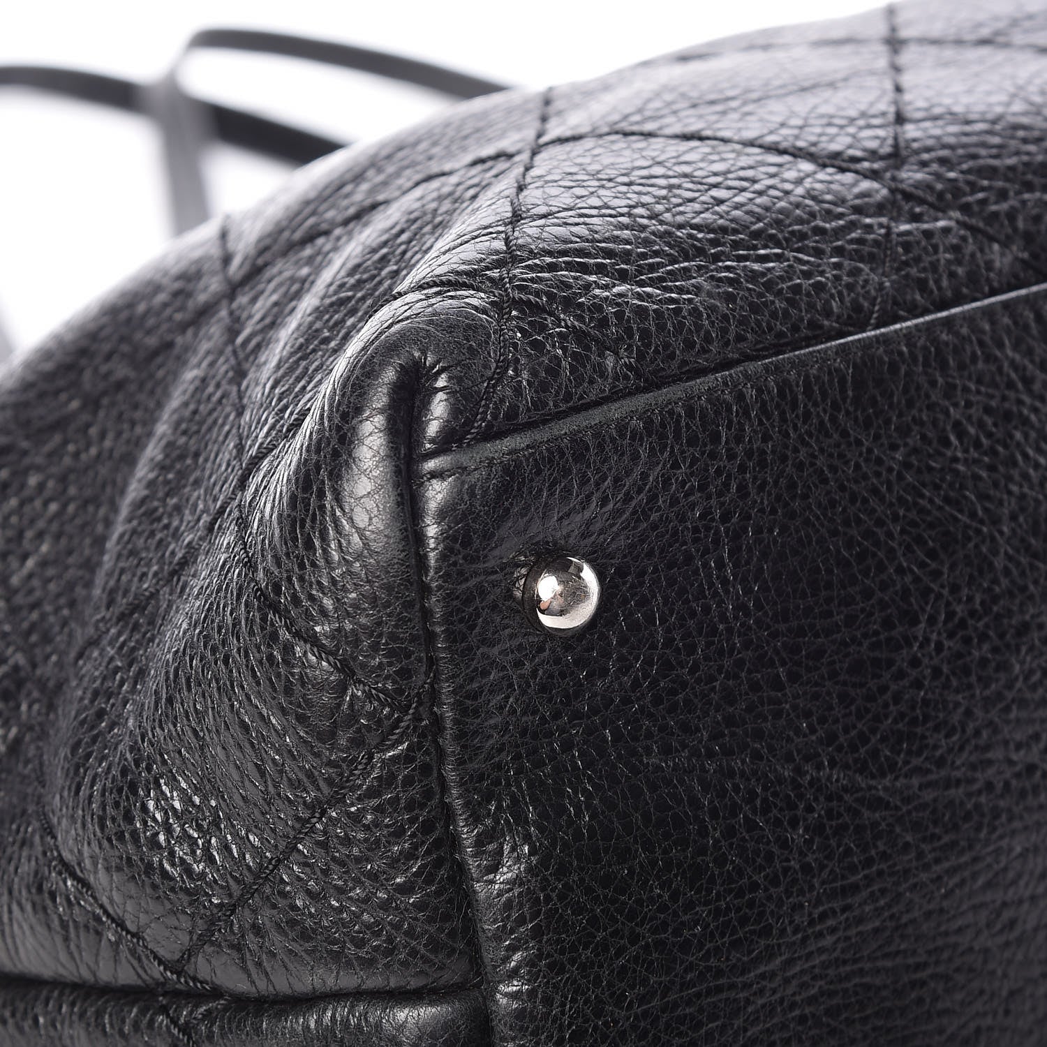 Chanel Glazed Calfskin Large On The Road Tote Black 12 of 15
