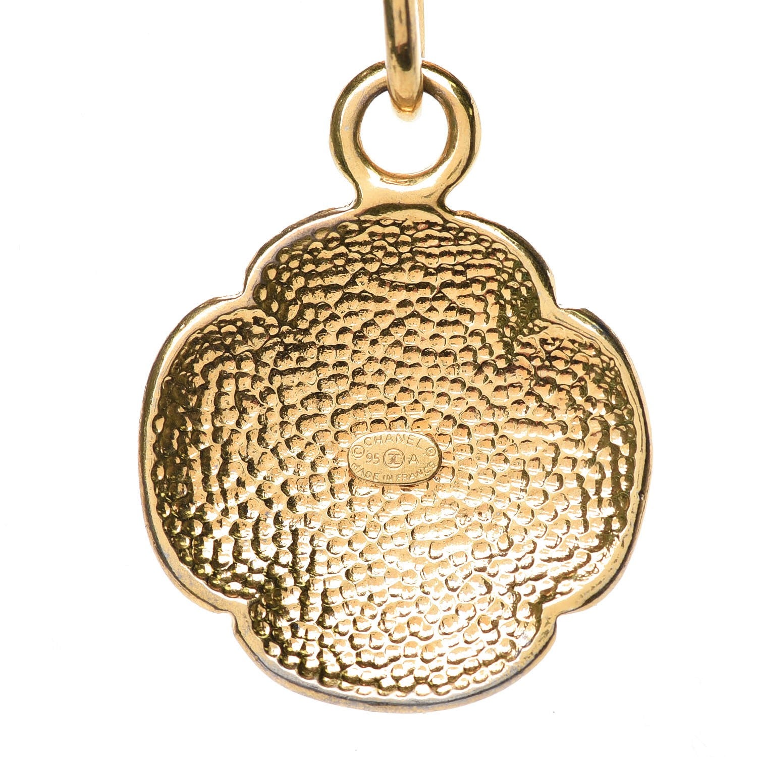 Chanel CC Chain Pendant Necklace Gold 4 of 4