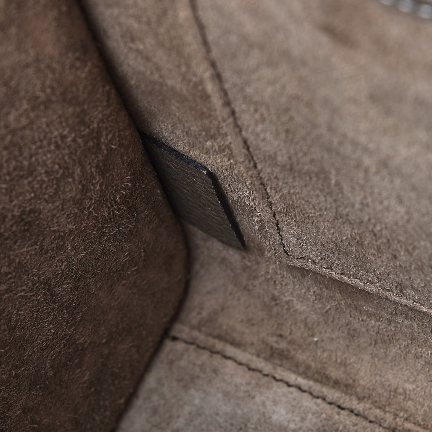 Drummed Calfskin Nano Luggage Souris