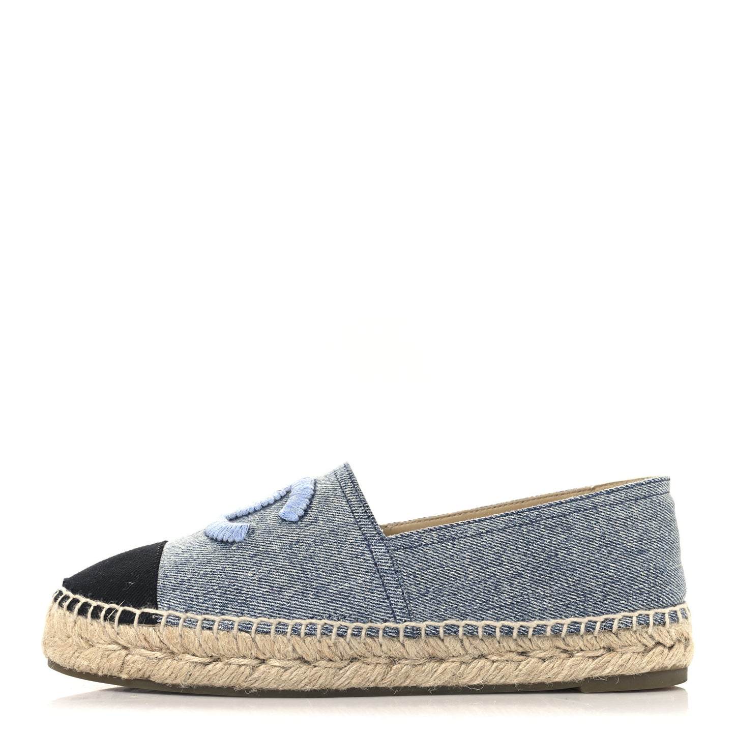 Denim CC Espadrilles 37 Blue Black