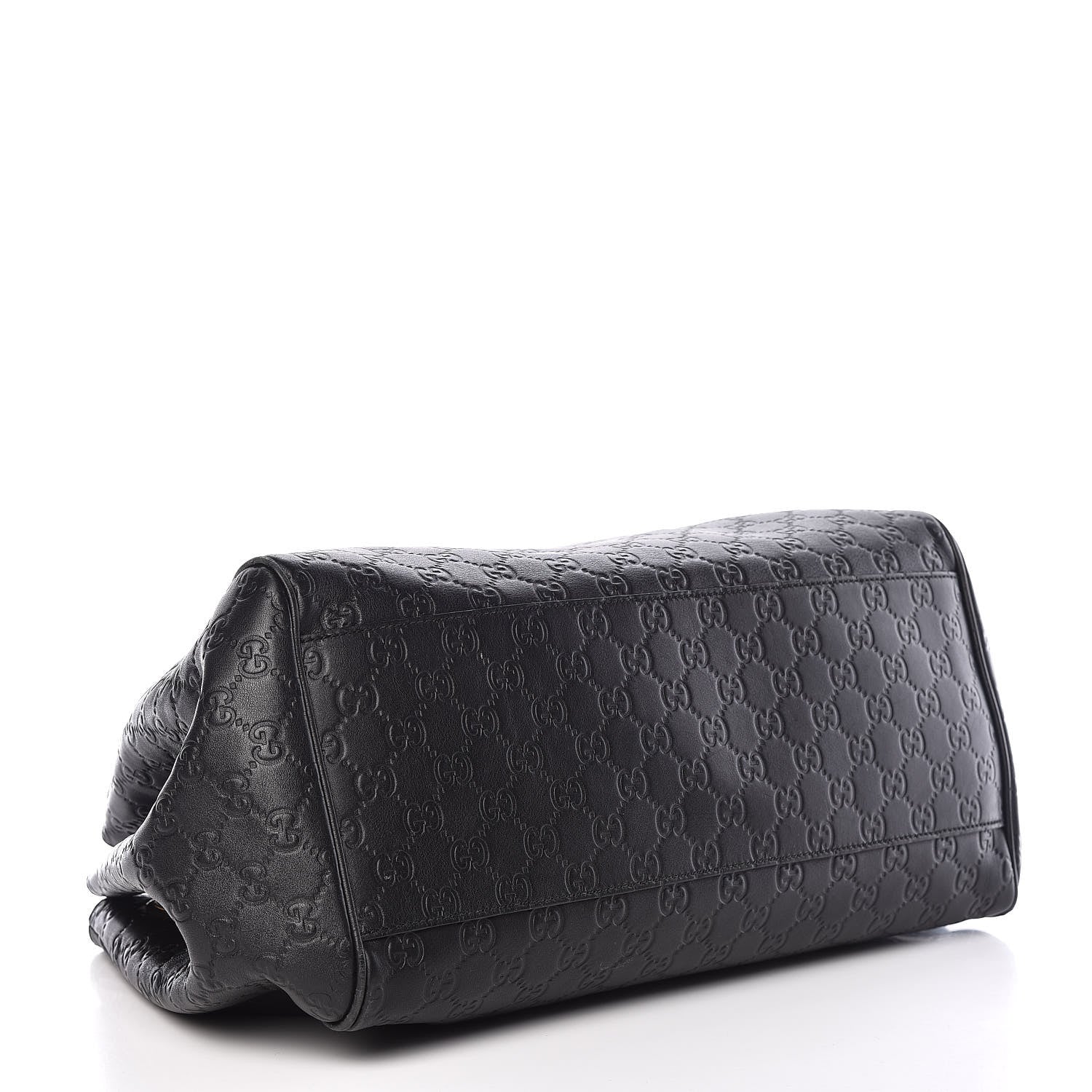 Gucci Guccissima Medium Emily Shoulder Bag Black 4 of 13