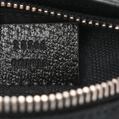 Gucci GG Monogram Web Double Pocket Belt Bag Black 9 of 12