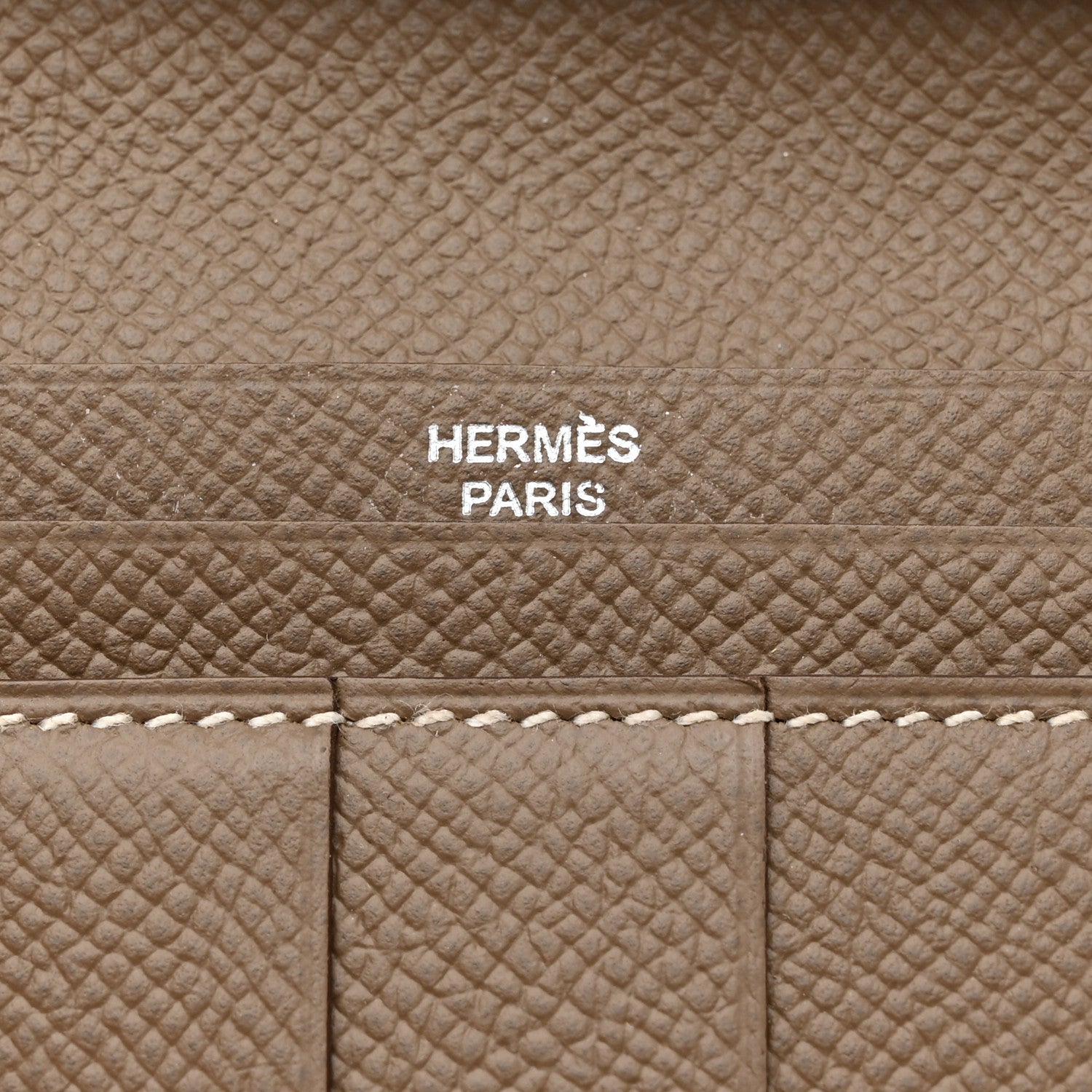 Hermes Epsom Bearn Gusset Wallet Etoupe 6 of 8