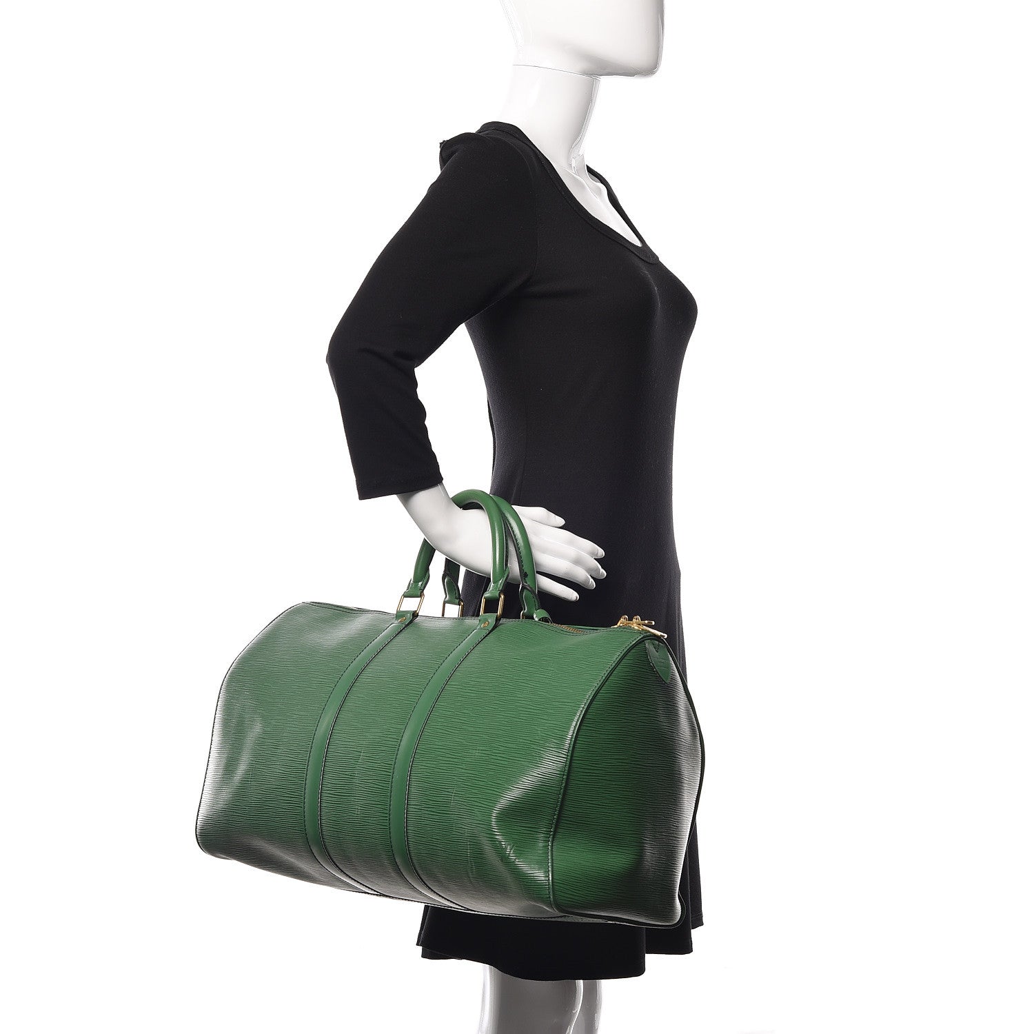 Louis Vuitton Epi Keepall 45 Borneo 2 of 10