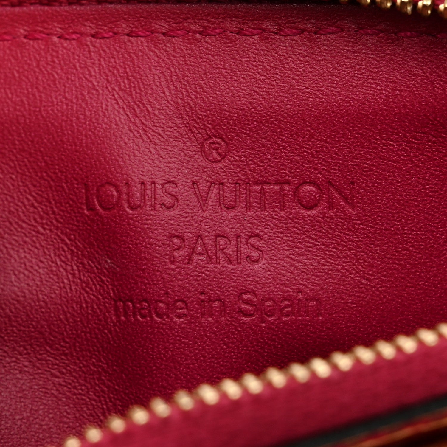 Louis Vuitton Vernis Key Pouch Rose Indien 6 of 6