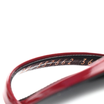 Saint Laurent Patent Opyum 110 Sandals 36.5 Hot Red 9 of 10