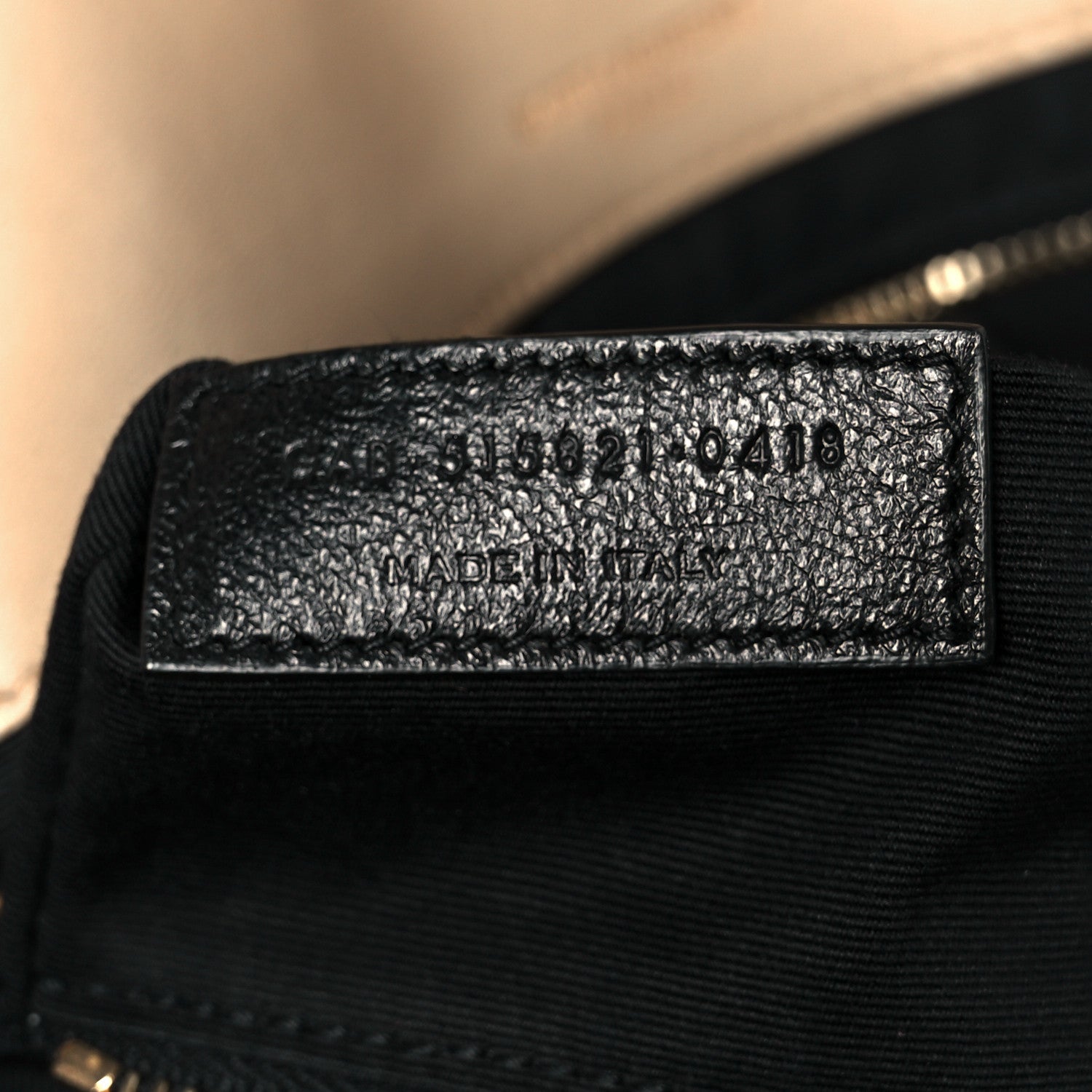 Saint Laurent Lambskin Patchwork Monogram Medium Jamie Beige 8 of 11
