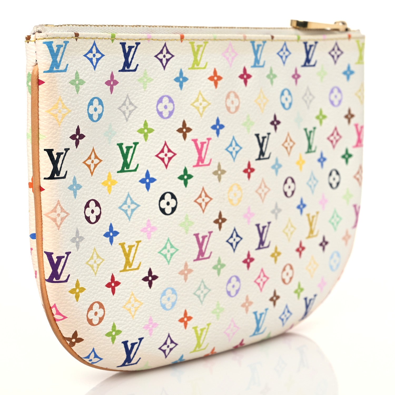 Louis Vuitton Monogram Multicolor Pochette Plate GM White 3 of 7