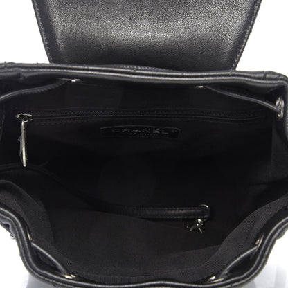 Chanel Lambskin Chevron Quilted Studded Stud Wars Backpack Black 4 of 9