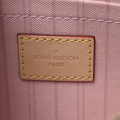 Louis Vuitton Damier Azur Neverfull MM GM Pochette Rose Ballerine 6 of 6