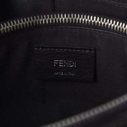 Fendi Vitello Dolce 4 Color Medium By The Way Boston Bag Carbone Grigio Polvere Multicolor 6 of 15