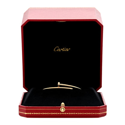 Cartier 18K Yellow Gold Small Juste Un Clou Bracelet 16 4 of 4