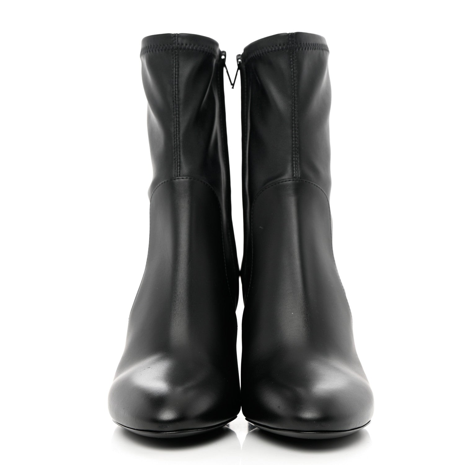 Louis Vuitton Calfskin Silhouette Ankle Boots 38 Black 2 of 7