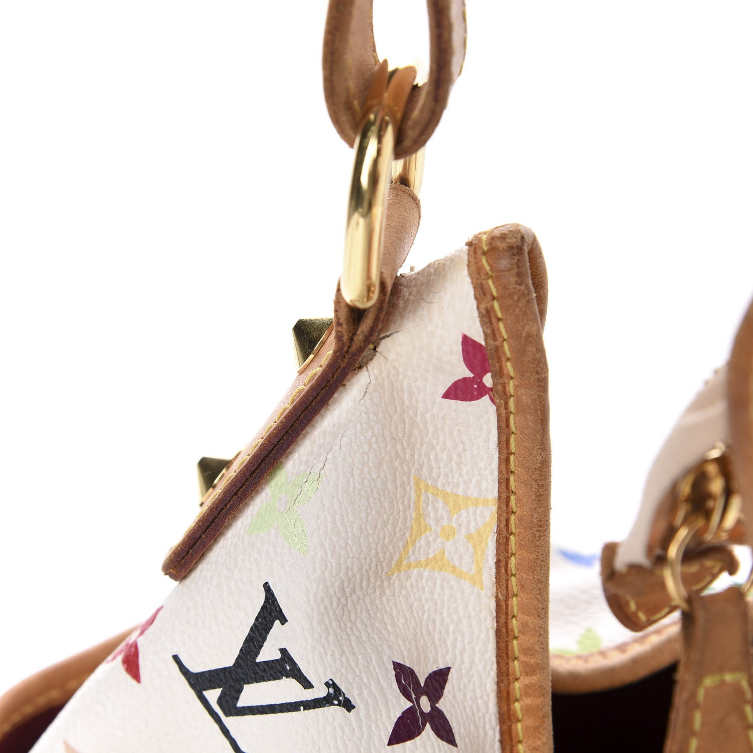 Louis Vuitton Monogram Multicolor Chrissie White 10 of 14