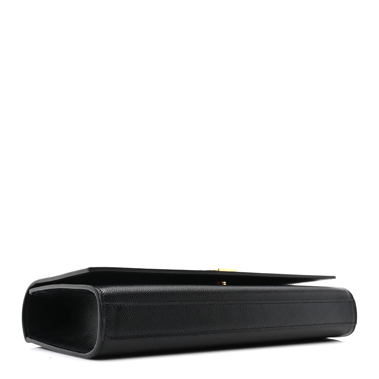 Saint Laurent Grain De Poudre Monogram Cassandre Clutch Black 4 of 9