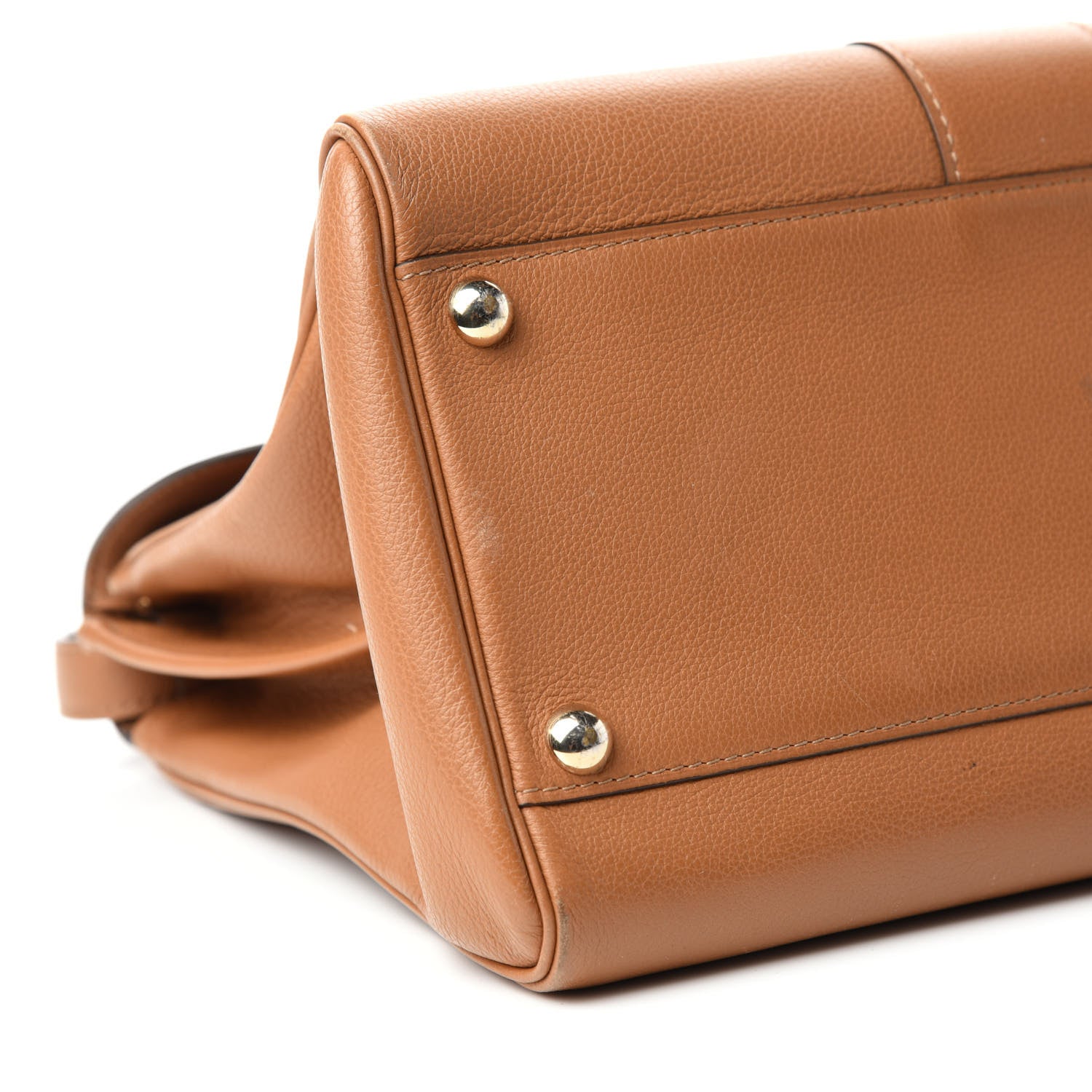 Delvaux Grained Calfskin MM Brillant Satchel Natural 6 of 18