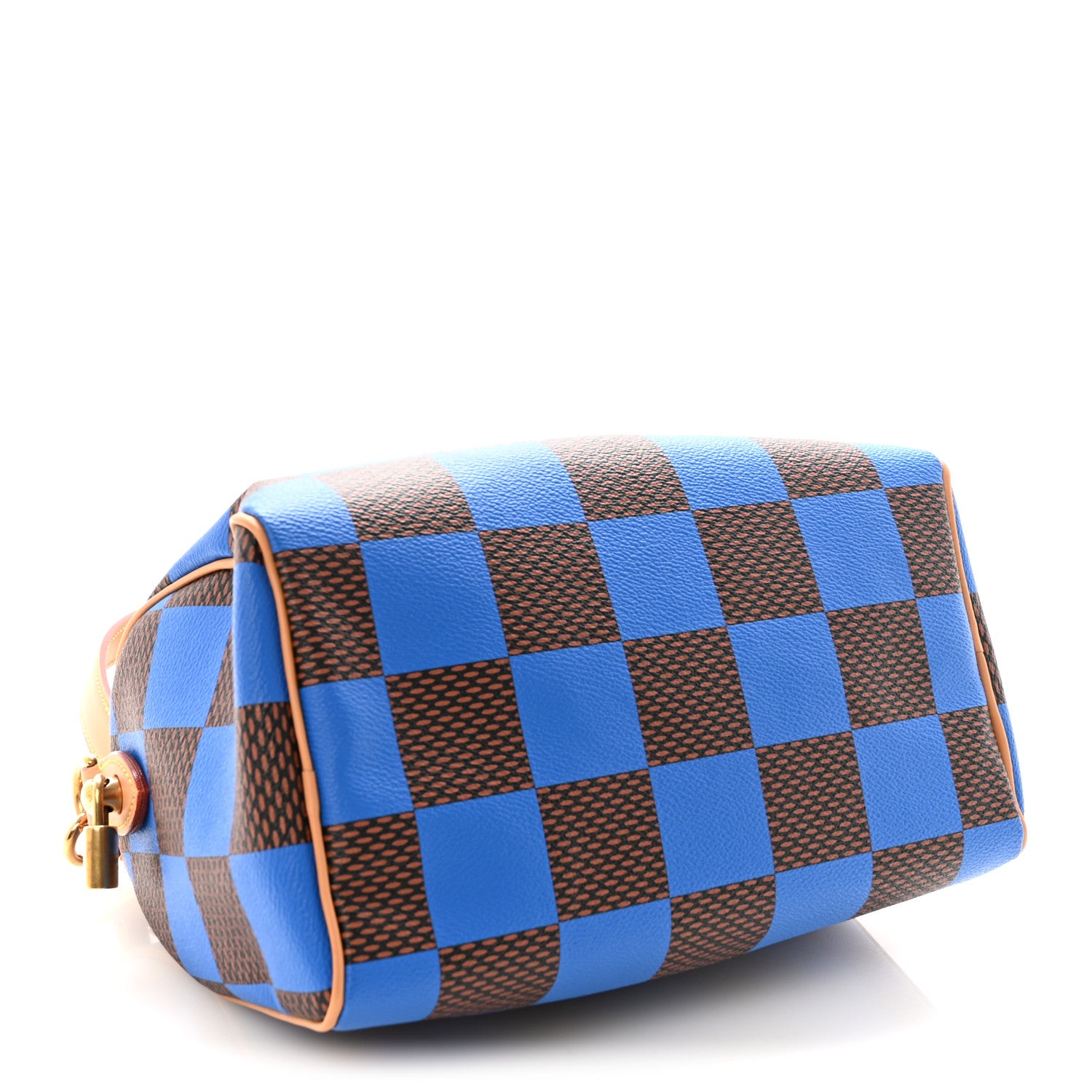 Louis Vuitton Damier Pop Speedy Bandouliere 25 Blue 4 of 9