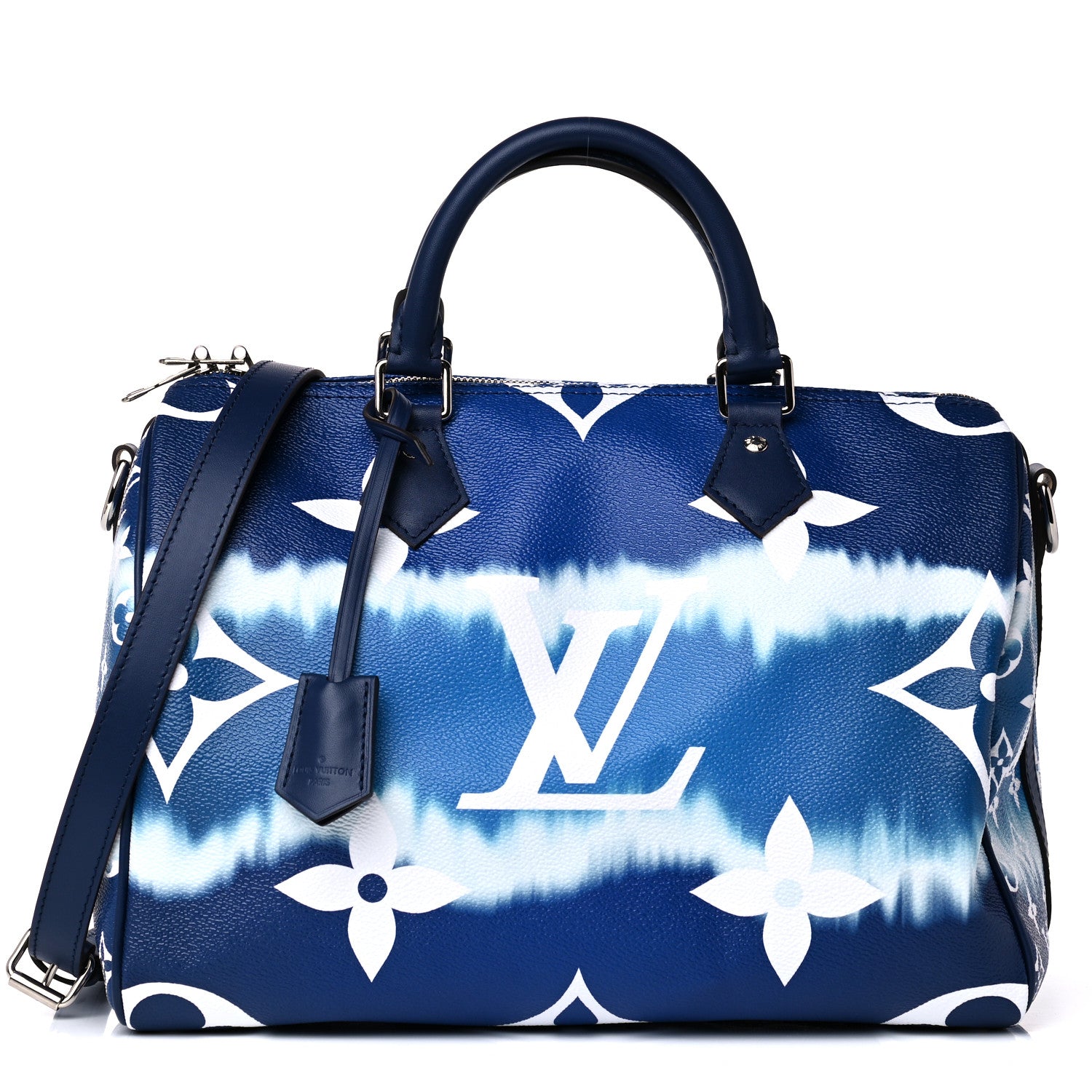 Louis Vuitton Monogram Escale Speedy Bandouliere 30 Blue 1 of 12
