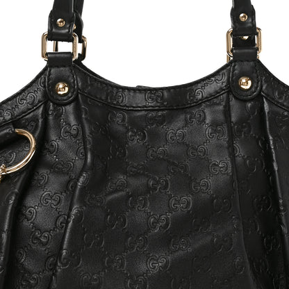 Gucci Guccissima Medium Sukey Tote Black 8 of 10