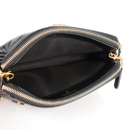 Chanel Lambskin Quilted Small Boy Clutch With Chain Black 5 of 8