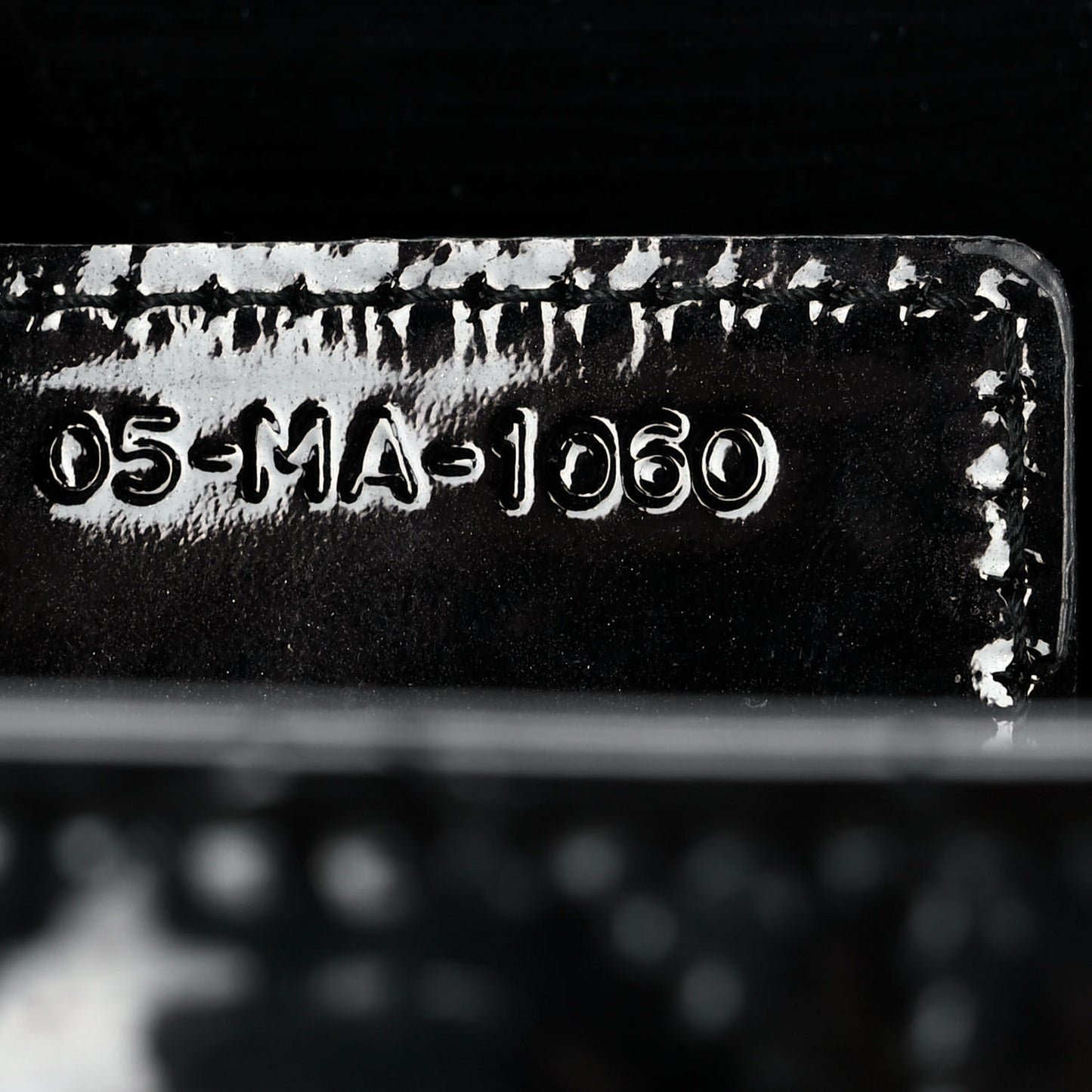 Patent Cannage Large Lady Dior Black