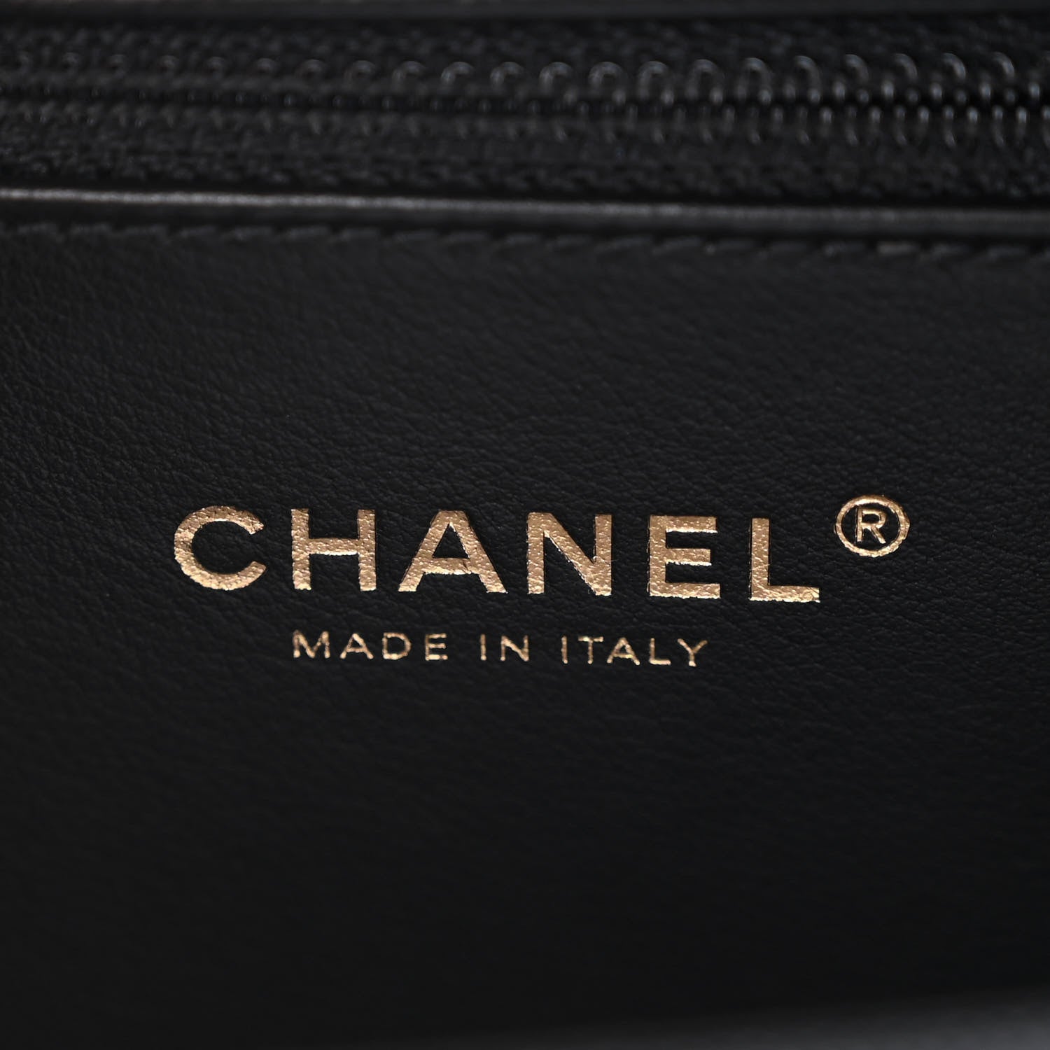 Chanel Caviar Quilted Medium CC Filigree Vanity Case Black 6 of 10