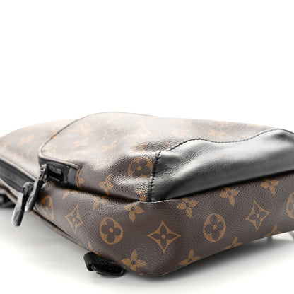 Louis Vuitton Monogram Macassar Avenue Sling Bag 8 of 10