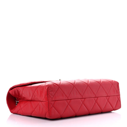 Chanel Calfskin Quilted In The Business Flap Bag Red 4 of 10