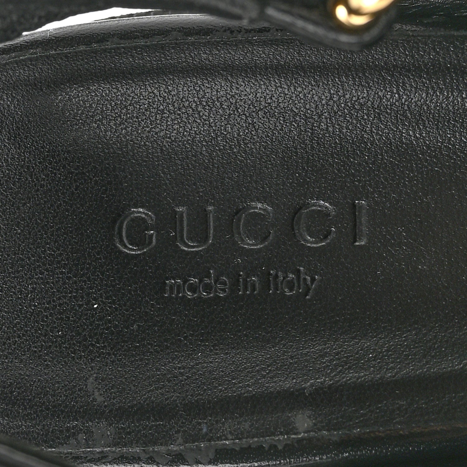 Gucci Monogram Granada Kid Trip 40/72mm Lug Sole Sandals 38.5 Black 7 of 11