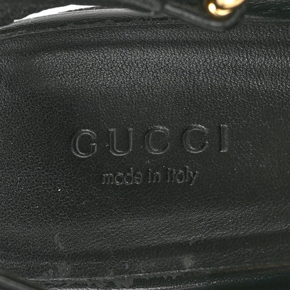 Gucci Monogram Granada Kid Trip 40/72mm Lug Sole Sandals 38.5 Black 7 of 11