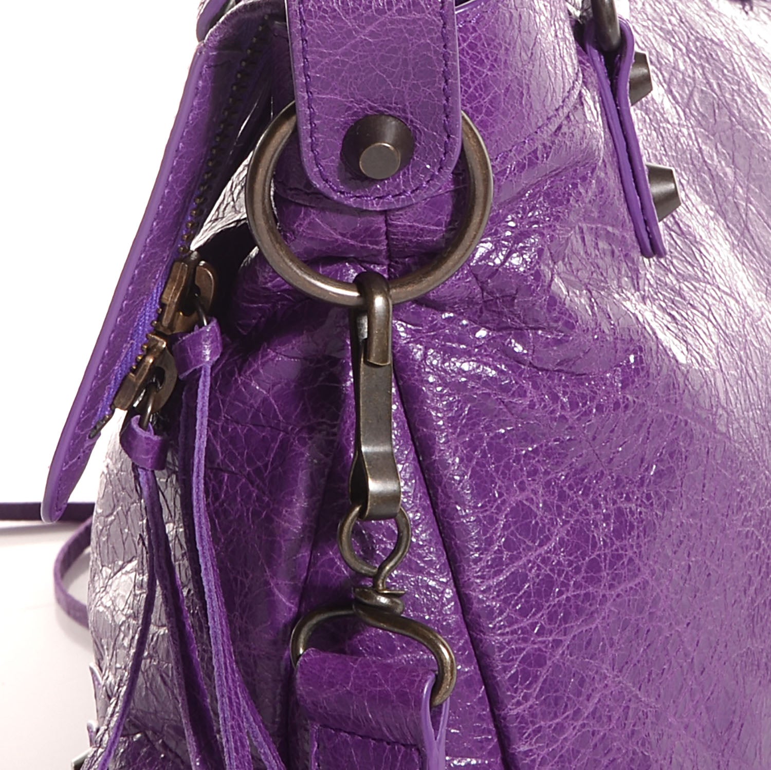 Balenciaga Agneau Classic Hardware Town Ultraviolet 8 of 12