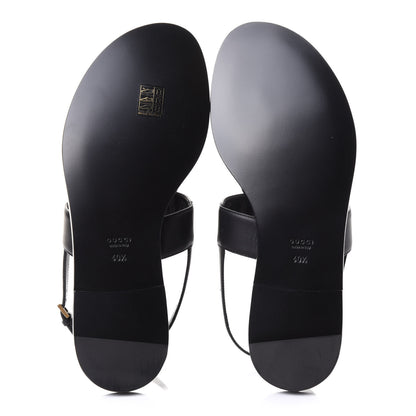 Gucci Nylon Web Lifford Jakarta Sandals 40.5 Black 6 of 10