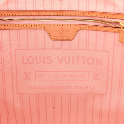 Louis Vuitton Damier Azur Neo Neverfull MM Rose Ballerine 7 of 16