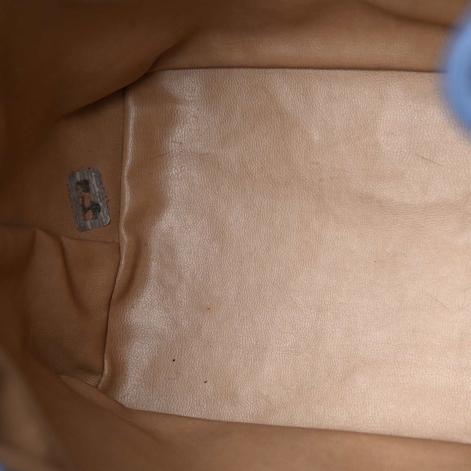 Chanel Canvas Quilted CC Drawstring Bucket Bag Blue 13 of 31