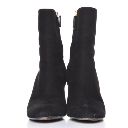 Gucci Suede Studded Melville Heel Ankle Booties 36 Black 2 of 14