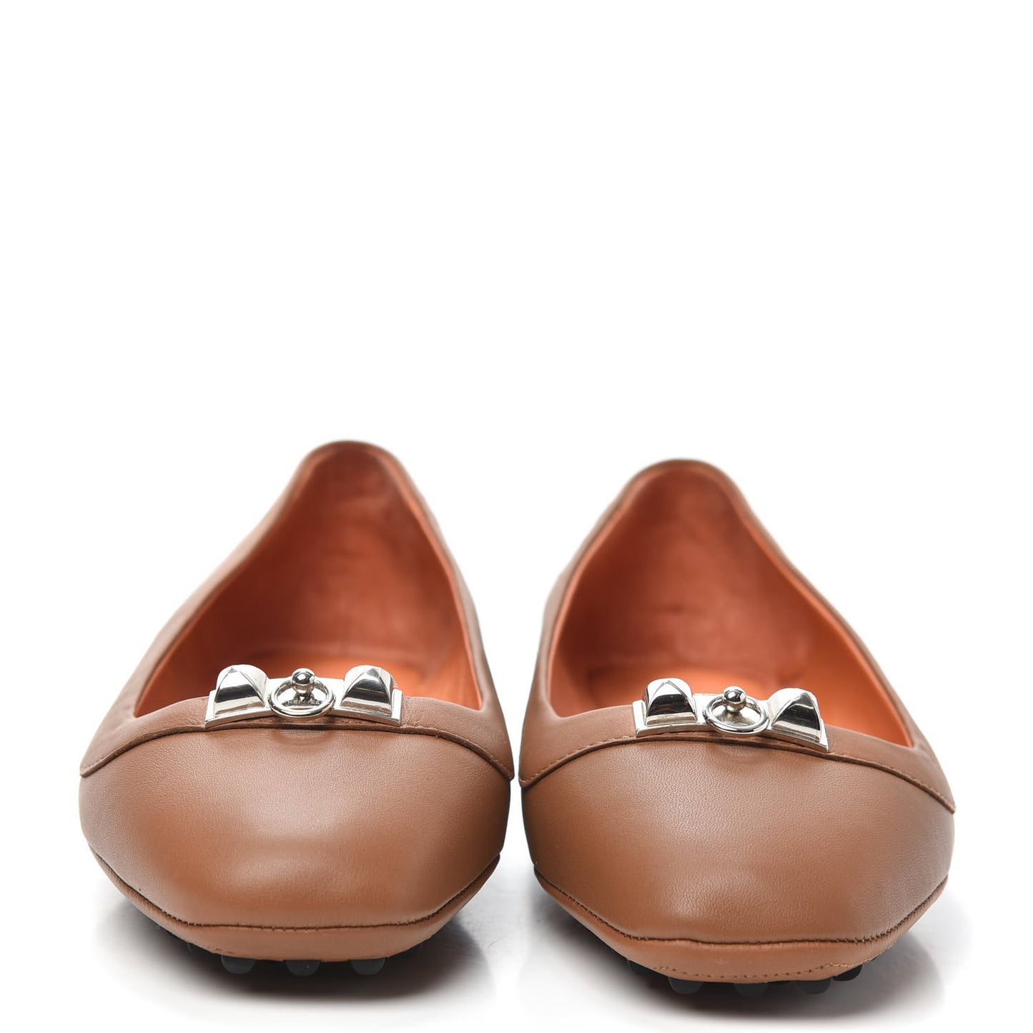 Calfskin Liberty Ballerina Flats 38.5 Gold