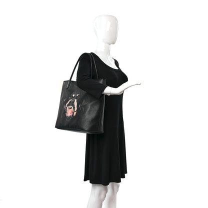 Givenchy Textured Coated Canvas Rottweiler Print Antigona Tote Black 2 of 11