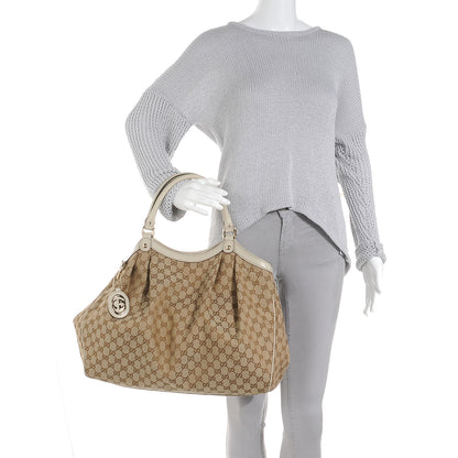 Gucci Monogram Large Sukey Tote Off White 2 of 7